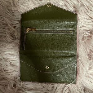 Kate spade olive green wallet